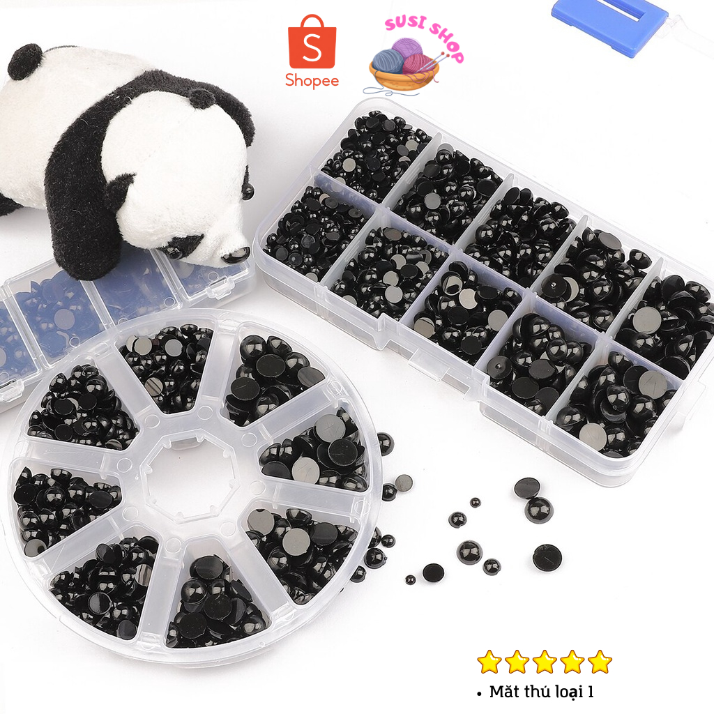 Mắt thú dán đủ size | Shopee Việt Nam