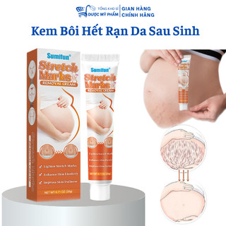 Kem làm mờ rạn da Sumifun giúp tái tạo làn da mờ sẹo giảm thâm giảm nhăn hiệu quả dành cho mẹ bầu 20g