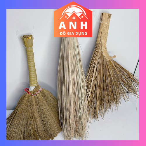 Chổi rơm mi ni loại nhỏ nhiều size;chổi rơm ,chổi chà; chổi bó tròn ...