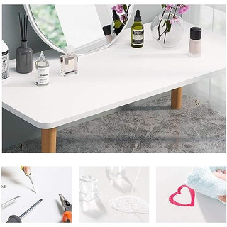 Bàn trang điểm gương lớn Single O, bàn học bệt decor phong cách bắc âu hiện đại