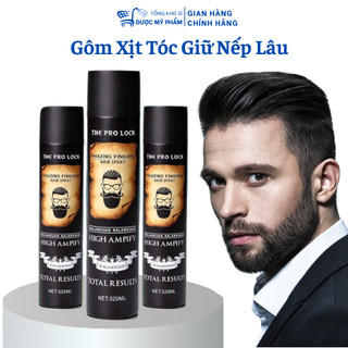 Gôm xịt tóc The Pro Lock tạo kiểu đẳng cấp cho nam nữ giữ nếp siêu cứng giá rẻ 320l