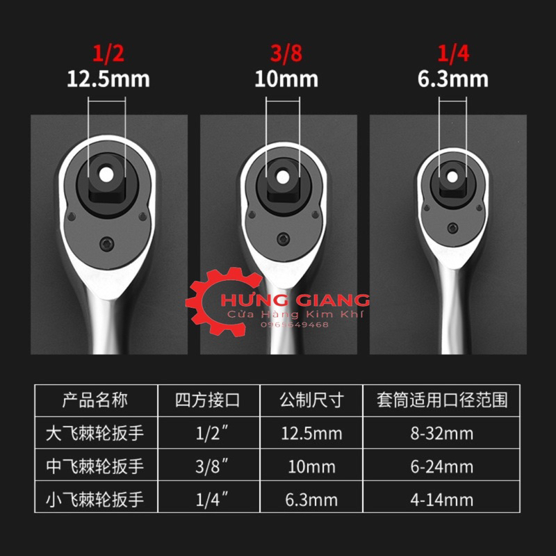 Tay vặn ốc tự động 2 chiều, Cần lắc sắc khẩu 1/4