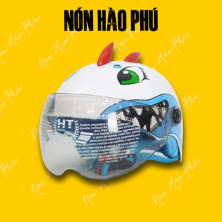 Mũ bảo hiểm trẻ em 4-12 tuổi HÌNH CÁ MẬP, CÓ KÍNH chất liệu nhựa ABS an toàn cho trẻ. nón ảnh 5