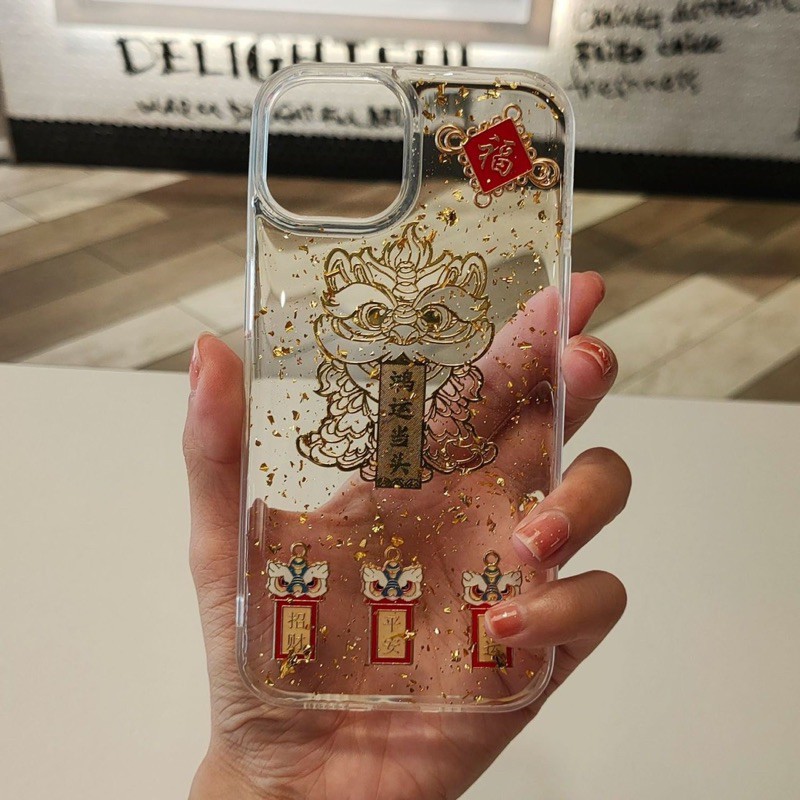 [ ỐP TếT ] Ốp Lưng Mèo Thần Tài và Sư Tử Thần Tài dành cho iP 11 đến 15 Pro Max