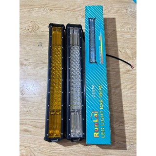 Đèn led Runlai, đèn led trợ sáng Runlai 50cm, 3 hàng led dùng chung điện 12v và 24v.