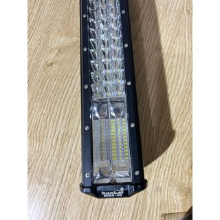 Đèn led Runlai, đèn led trợ sáng Runlai 60cm, 3 hàng led dùng chung điện 12v và 24v
