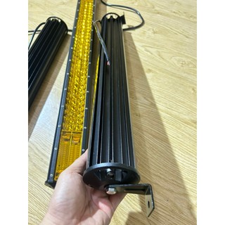 Đèn led Runlai, đèn led trợ sáng Runlai 80cm, 3 hàng led dùng chung điện 12v và 24v