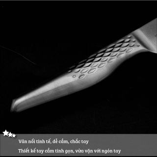 Dao bếp Nhật cao cấp KAI Shoso Santoku Hollow - Dao thái 3 trong 1 chống dính AB5157 (165mm)
