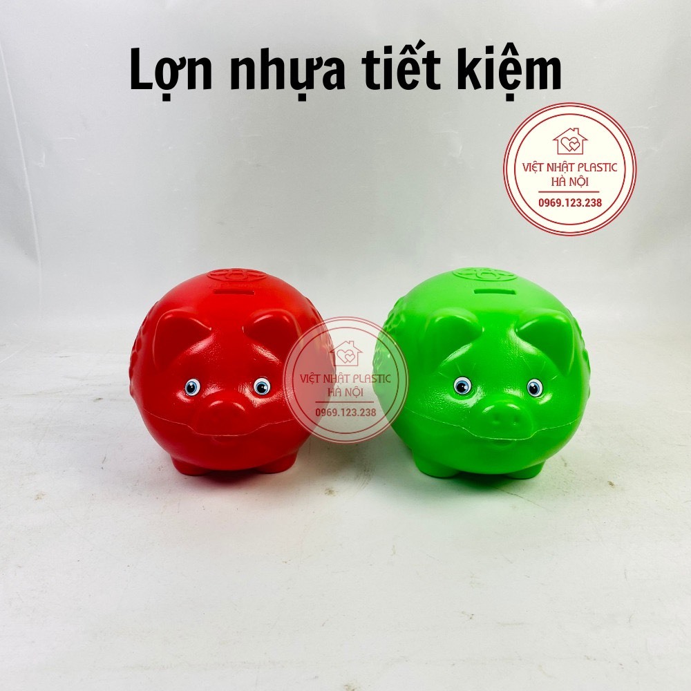 [sẵn] Lợn nhựa tiết kiệm VIỆT NHẬT, 3 size nhiều màu sắc nhìn rất bắt ...