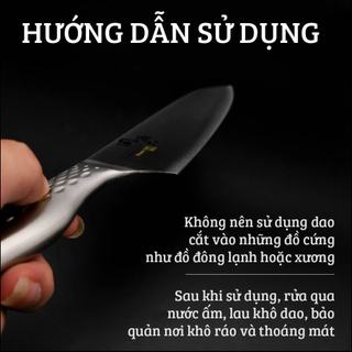 Dao bếp Nhật cao cấp KAI Shoso Santoku - Dao thái 3 trong 1 AB5156 (165mm)