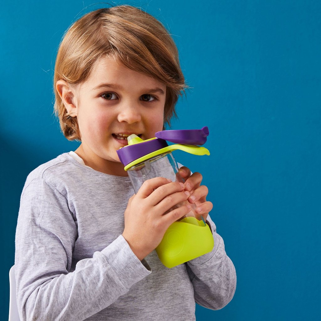 Ảnh b.box Bình nước vòi silicone chất liệu tritan cao cấp, có van chống sặc cho bé 450ml 3