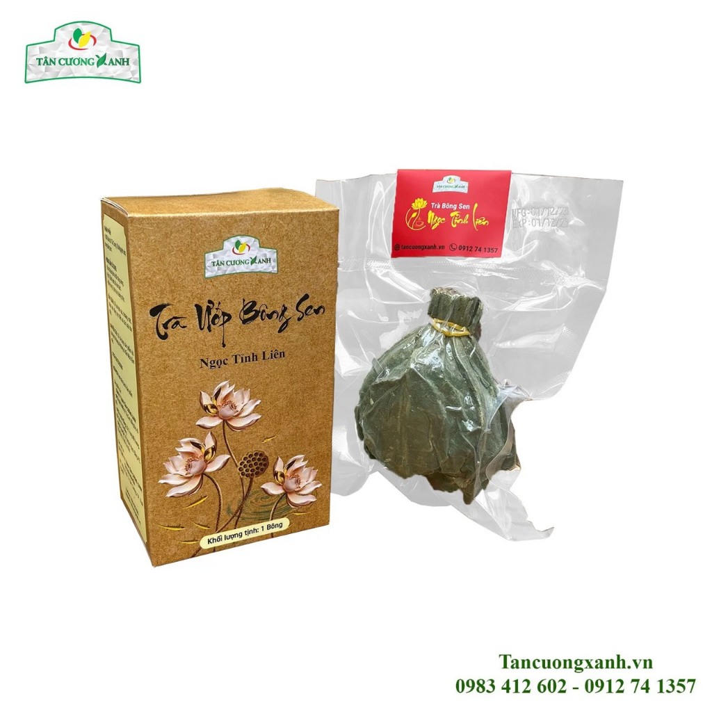 Hộp Trà Ướp Bông Sen Sấy Thăng Hoa Ngọc Tỉnh Liên