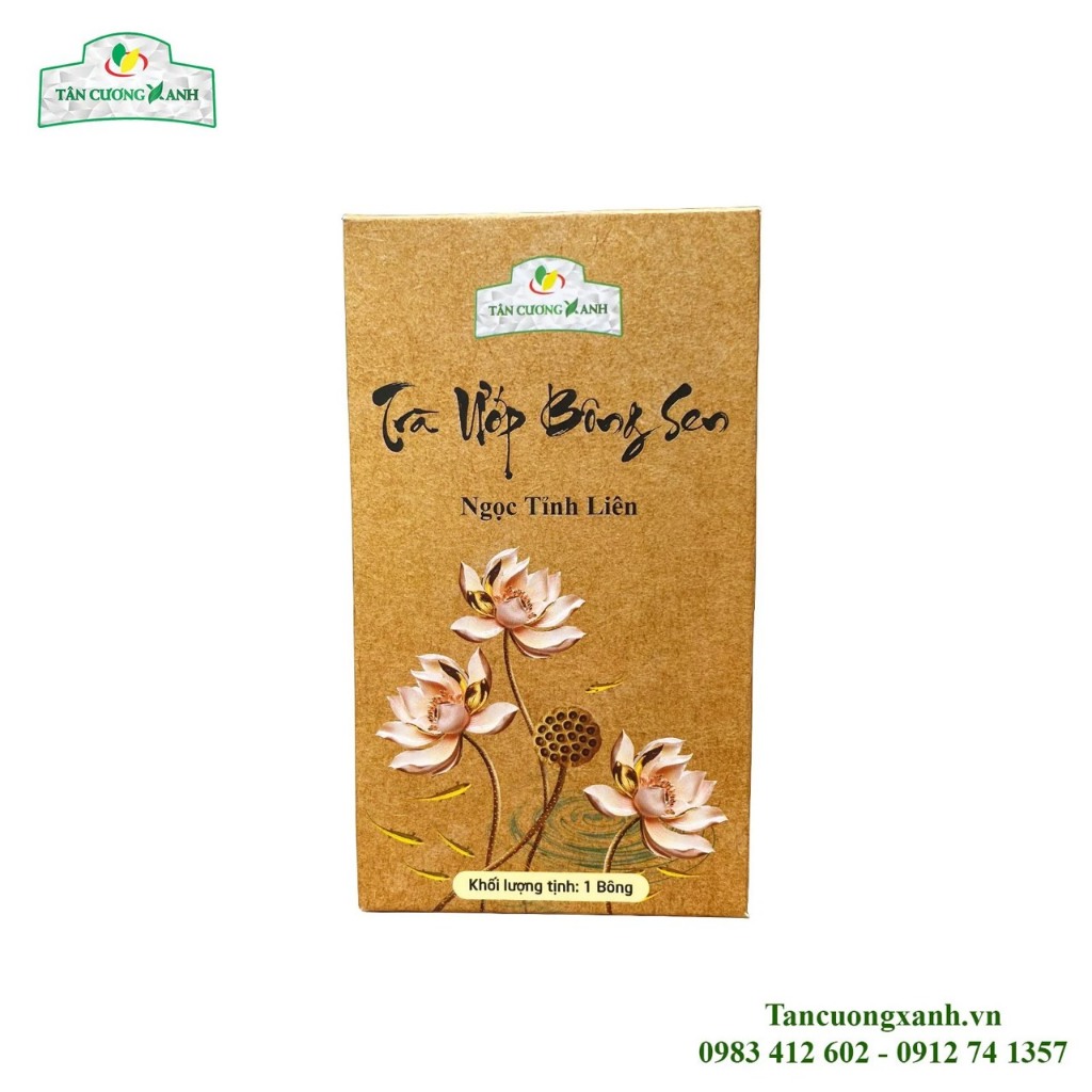 Hộp Trà Ướp Bông Sen Sấy Thăng Hoa Ngọc Tỉnh Liên