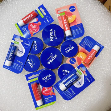 Kem dưỡng ẩm và son môi dưỡng ẩm Nivea(hàng chuẩn)
