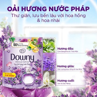 Nước xả vải Downy Oải Hương 1.3L 2.2L 3L