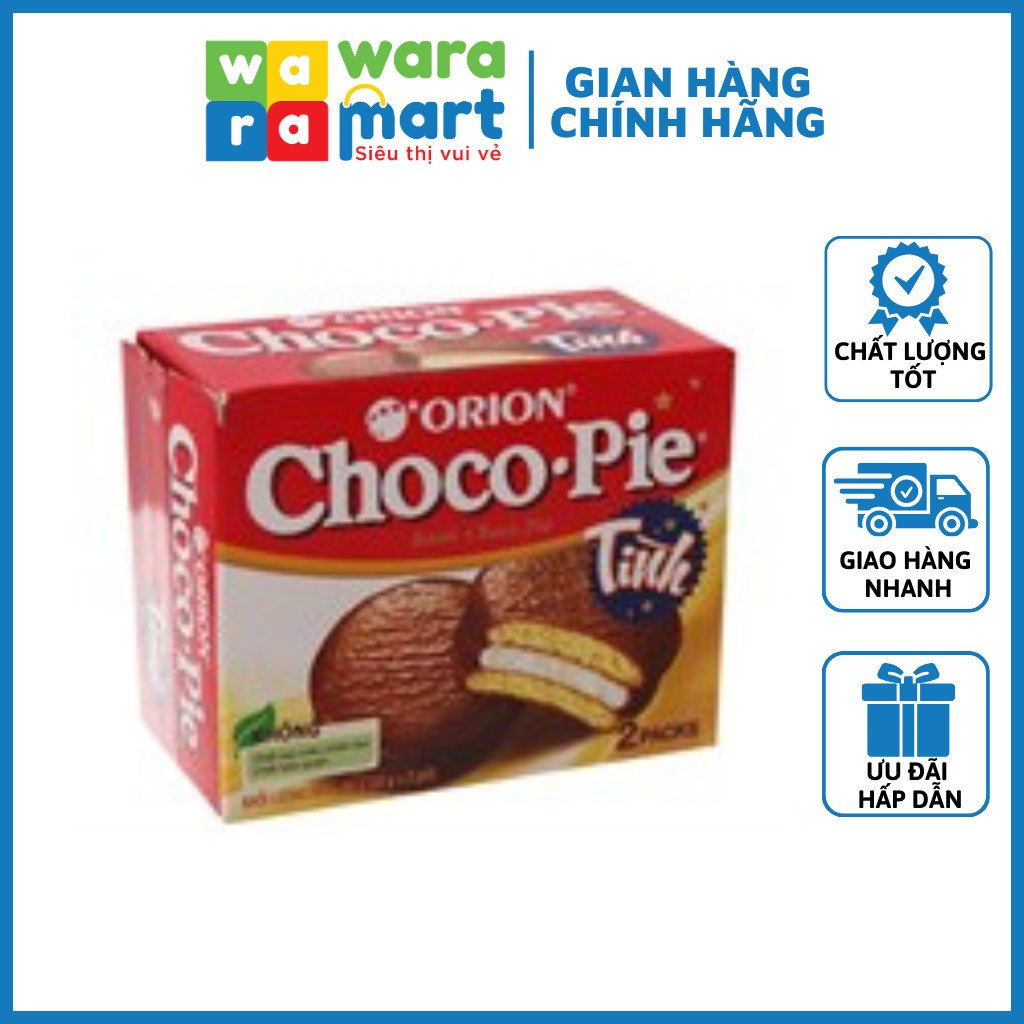 1 H Bánh Orion Chocopie Tình 12 Cái Thơm Ngon Đậm Vị Socola Bánh Orion ...