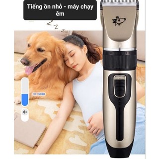 [Sale 50%]  Tông đơ cắt lông chó mèo cầm tay chính hãng jichen pin sạc, tonder máy tăng đơ cạo lông thú cưng. Happykid