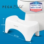 Ghế Kê Chân PEGA Bidet, Hỗ Trợ Đi Vệ Sinh Dễ Dàng Và Thoải Mái, Làm Từ Nhựa Y Tế - Thương Hiệu Mỹ — ảnh 1