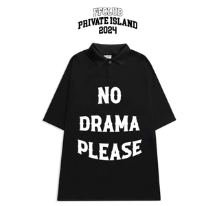 ÁO THUN FF FORM RỘNG POLO NO DRAMA, VẢI THUN 2 CHIỀU COTTON 250GSM