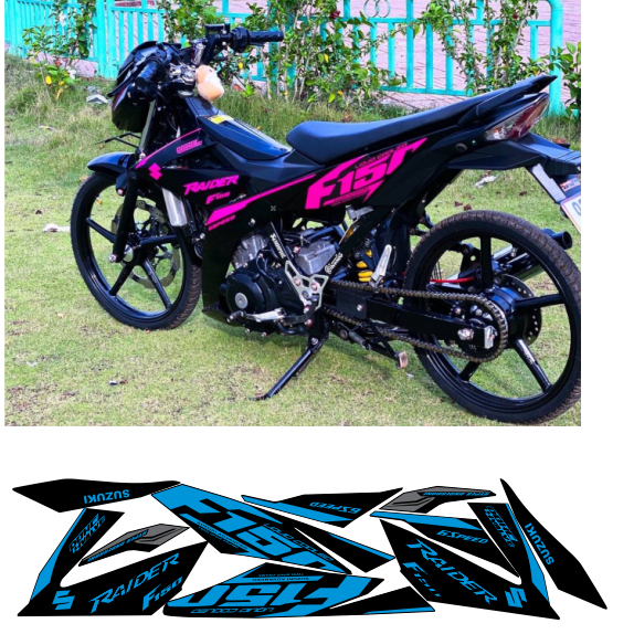 TEM RỜI RAIDER 150 CAO CẤP ĐA DẠNG MÀU SẮC
