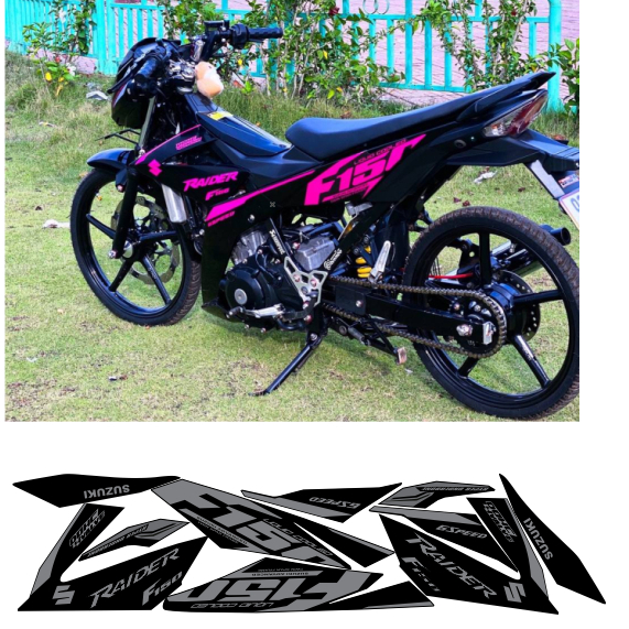TEM RỜI RAIDER 150 CAO CẤP ĐA DẠNG MÀU SẮC