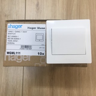 WGML111-CÔNG TẮC ĐƠN 1 CHIỀU -16A- Hager