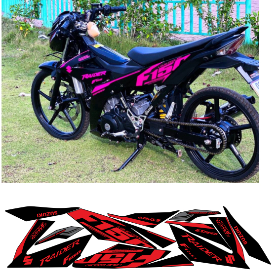 TEM RỜI RAIDER 150 CAO CẤP ĐA DẠNG MÀU SẮC