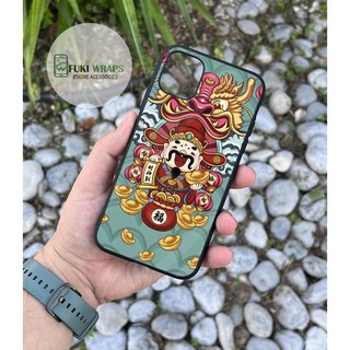 Tấm dán Skin Mặt Sau Thần Tài MS026 FULL VIỀN 15 pro max,14 pro max,13 pro max,12 pro max,11 pro max - FukiShop