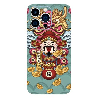 Tấm dán Skin Mặt Sau Thần Tài MS026 FULL VIỀN 15 pro max,14 pro max,13 pro max,12 pro max,11 pro max - FukiShop