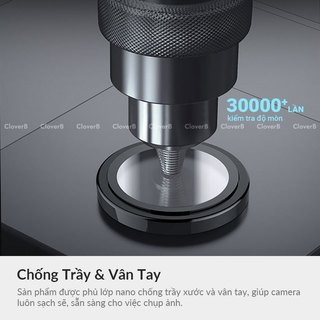 Kính Cường Lực Camera URR cho iPhone 17 Pro Max Viền Titan Sapphire