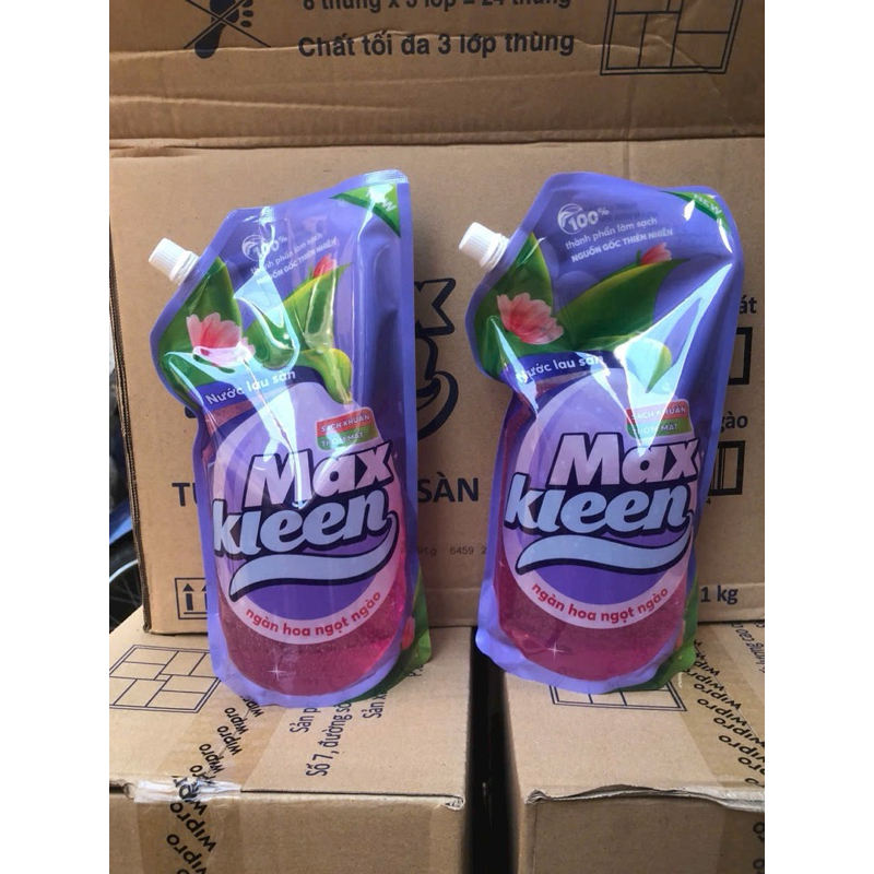 Nước Lau Sàn CAN,TÚI , chai MaxKleen 3.6kg Siêu Tiết Kiệm