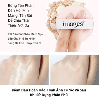Phấn phủ dạng bột Senana giúp làm sáng da mặt chống thấm nước kiểm soát dầu lên đến 12h