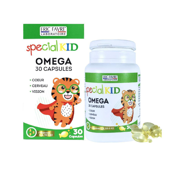 DHA Cho Bé Special Kid Omega Capsules Bổ Sung Omega 3, DHA Từ Dầu Tảo