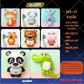 Combo 8 bóng bay hình con vật trang trí sinh nhật ngộ nghĩnh đáng yêu DC PARTY cỡ lớn
