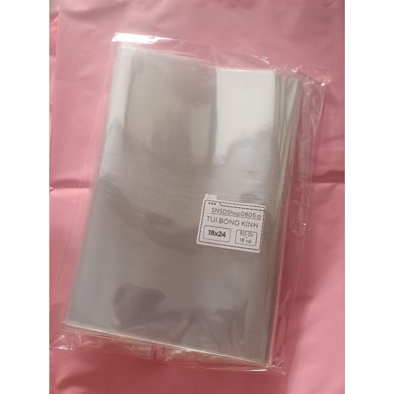 Túi Bóng Kính Đựng Card, Bọc OPP Dán Miệng Đựng Sách Truyện, Túi Bóng ...