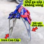 Ghế ga xếp sắt sơn tĩnh điện cho bé Lớn 2-6 tuổi