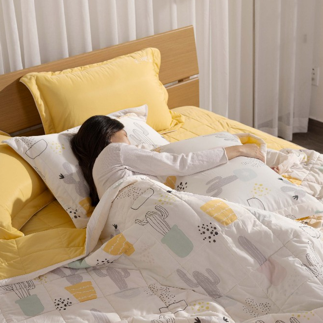 Ảnh Cặp vỏ gối nằm chần bông K-Bedding by Everon chất vải Cool Flex mềm mát KCSP kích thước 45x65cm (1 cặp là 2 cái) 3
