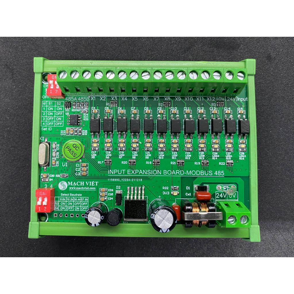 Modul mở rộng tín hiệu IO cho PLC, bộ điều khiển CNC sử dụng Modbus RTU ...