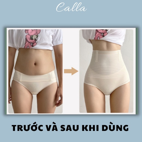 Quần lót cạp cao nâng mông thon gọn bụng CALLALADY gen nịt bụng định hình bụng thon gọn 4 thanh chống cuộn siêu mỏng mát