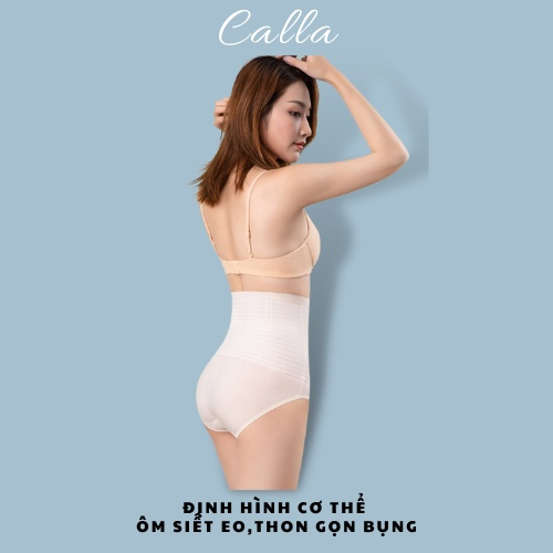 Quần lót cạp cao nâng mông thon gọn bụng CALLALADY gen nịt bụng định hình bụng thon gọn 4 thanh chống cuộn siêu mỏng mát