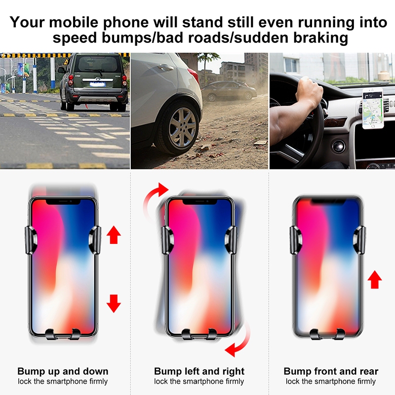 Giá Đỡ Điện Thoại Ô Tô Baseus Có Giác Hút Gắn Kính Chắn Gió Xe Hơi Cho Xiaomi Huawei Samsung Oppo