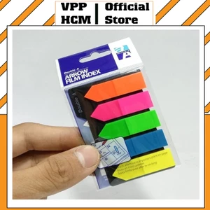 Note Nhựa Phân Trang Mũi Tên 5 Màu Double chính hãng