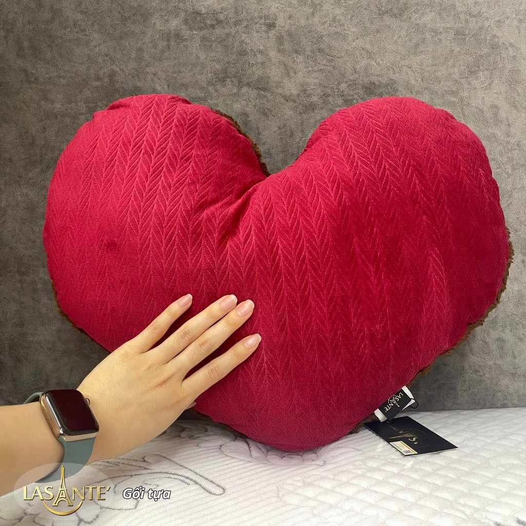 Ảnh 🧧[𝐐𝐮𝐚̀ 𝐭𝐚̣̆𝐧𝐠] Gối tựa lông cừu Lasante [Màu ngẫu nhiên] 4