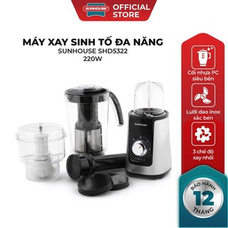 Máy xay sinh tố đa năng Sunhouse SHD 5322 Đen chính hãng 100% trưng bày mới 99% bảo hành 12 tháng