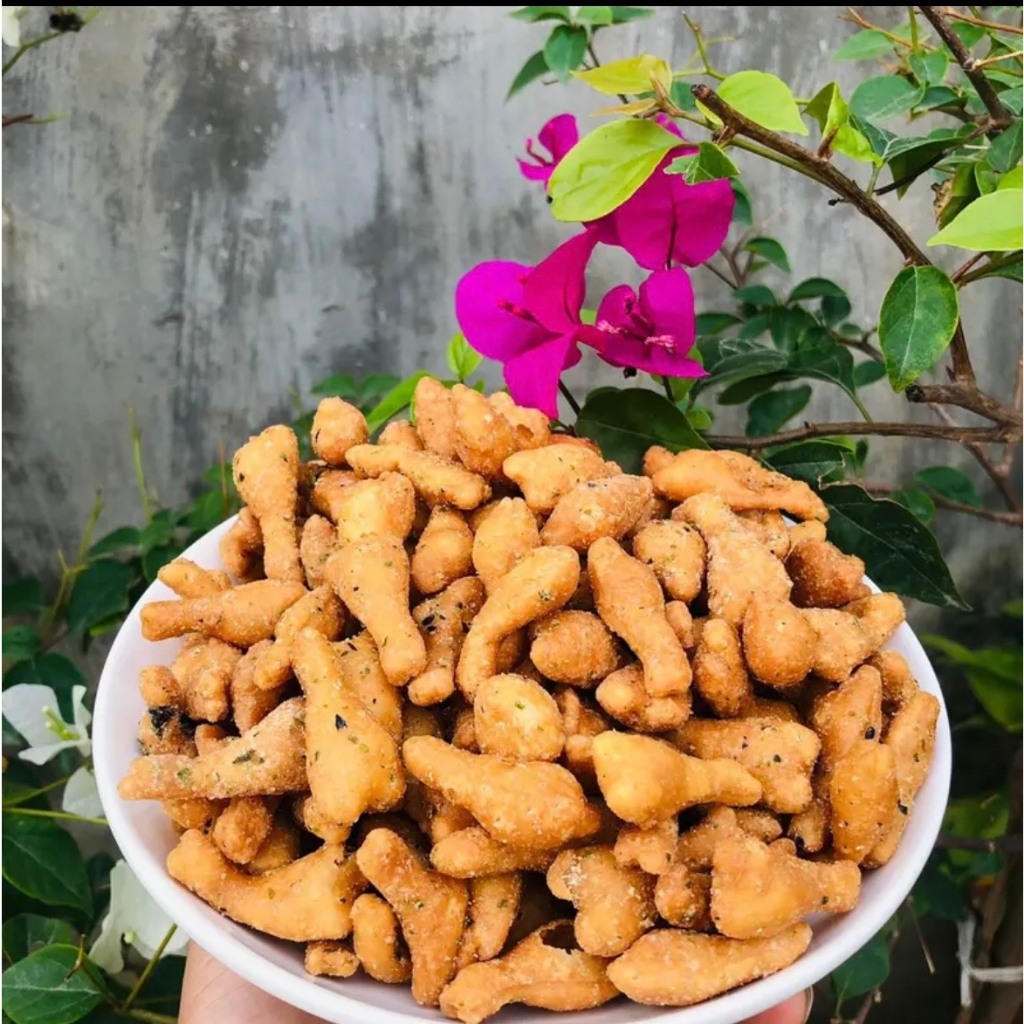500gr Quẩy Đùi Gà Rong Biển, Túi Zip 500gr Sạch Sẽ, Giòn Tan, Thơm Ngon.