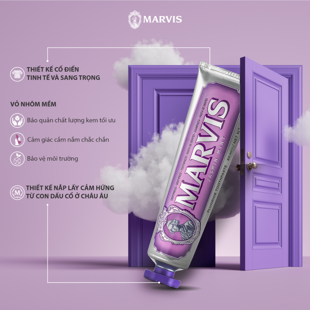 Ảnh Kem Đánh Răng MARVIS Jasmin Mint 85ML - Marvis Official 4