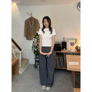 Quần tây nữ công sở - quần tây suông xếp ly ống rộng JORDANE nhiennhienvintage NQT00004
