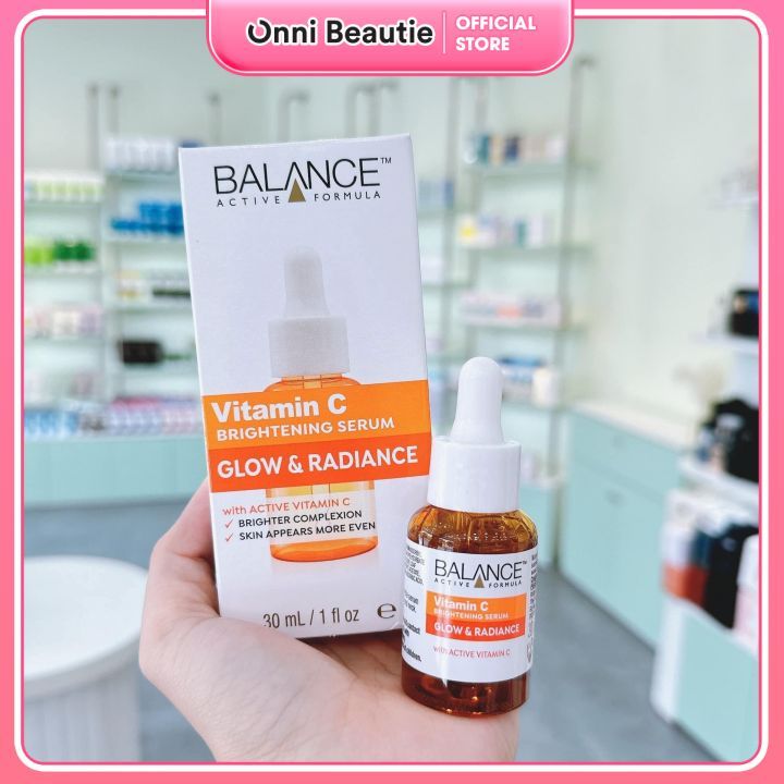 Serum Dưỡng Sáng Da, Mờ Thâm Balance Active Formula Vitamin C Brightening Serum Glow & Radiance