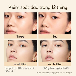 Phấn phủ dạng bột Senana giúp làm sáng da mặt chống thấm nước kiểm soát dầu lên đến 12h