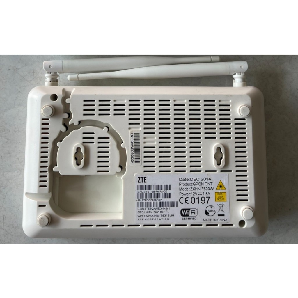 Modem quang gpon ZTE ZXHN F660 F600W 300Mbps Shopee Việt Nam
